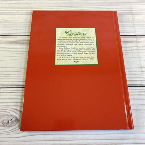 Christmas Country-Style Book 1991 Holiday Decorations Tree Music Crafts Recipes - Picture 2 of 16